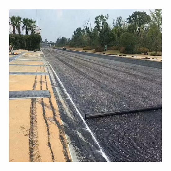 Cerca de geogrelha de plástico biaxial PP 15kn/M para construção de estradas agrícolas/estabilização de encostas