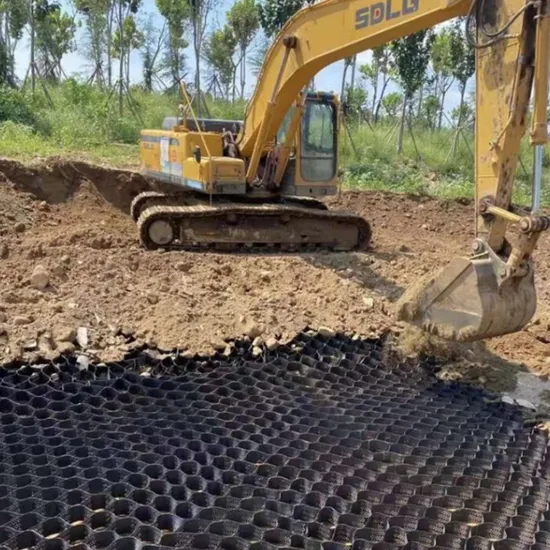 Controle de erosão do sistema de confinamento celular plástico HDPE Geocelda Geocell para construção e proteção de encostas